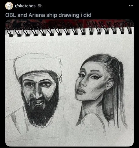 OBL and Ariana ship drawing