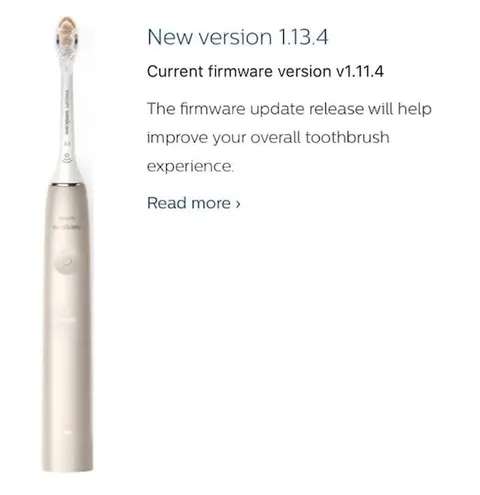 Toothbrush Firmware Update