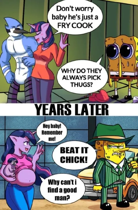 Years Later Fry Cook Becomes Thug