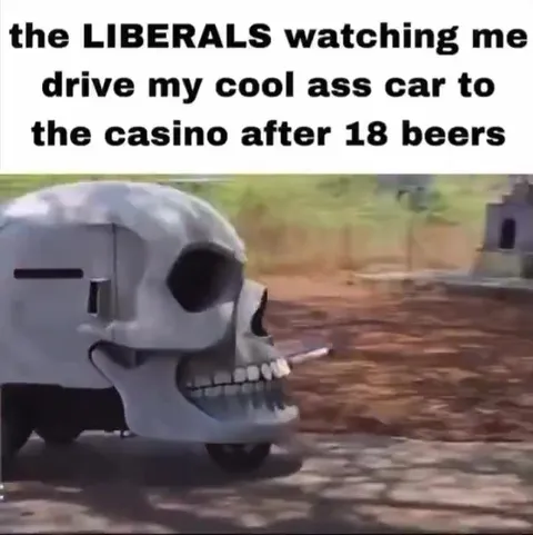 Skull Car After 18 Beers