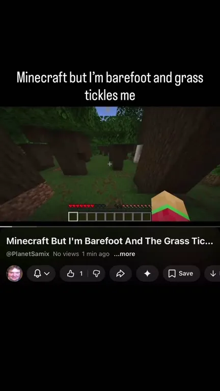 Minecraft Grass Tickles My Feet