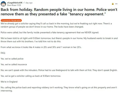 Random People Living in Our Home