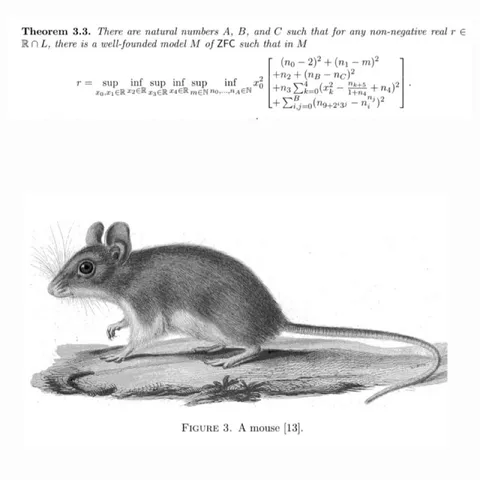 A Mouse Proves the Theorem