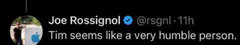 Tim Seems Very Humble