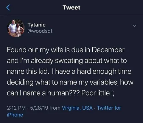 Naming a Baby Like Variables
