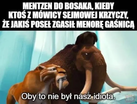 Mentzen do Bosaka o gaśnicy
