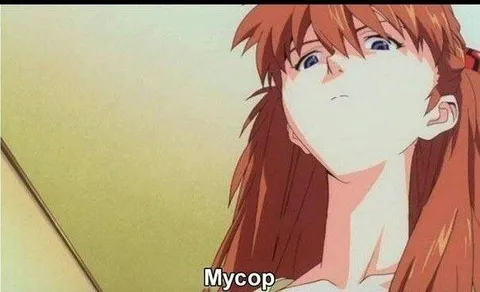 Аниме-девушка говорит «Мусор»