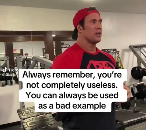 You Can Be a Bad Example