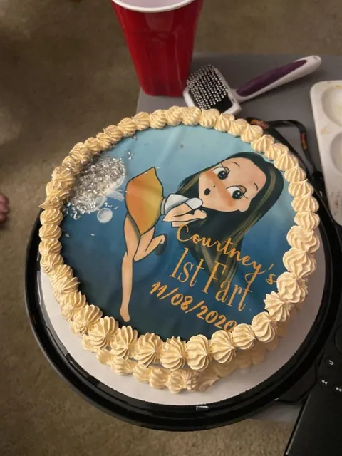 Courtney's First Fart Cake