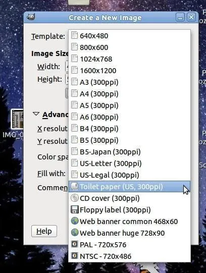 Toilet Paper Image Template