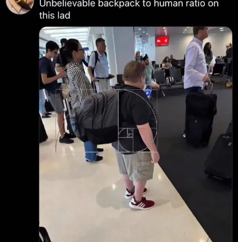 Unbelievable Backpack to Human Ratio