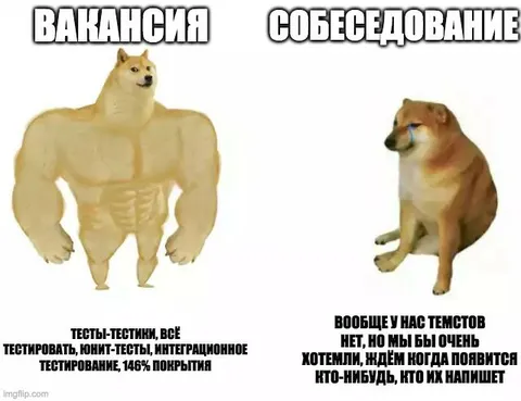 Вакансия и собеседование