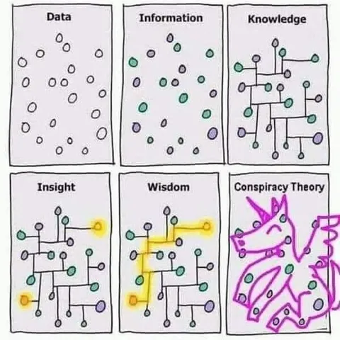 From Data to Conspiracy Theory