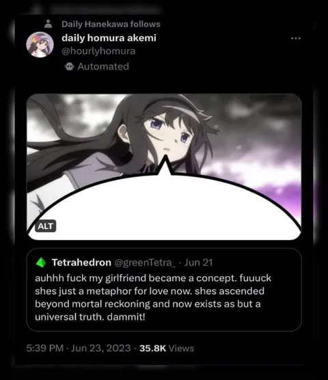 Girlfriend Became a Concept