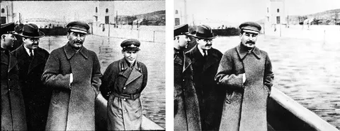 Ежов исчез с фотографии