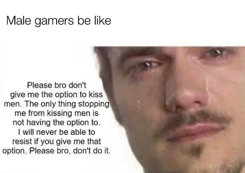 Male Gamers Want Men Kissing