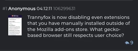 Browser That Respects User Choice