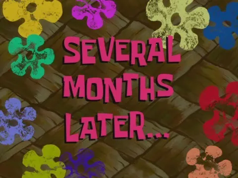 Several Months Later Time Card