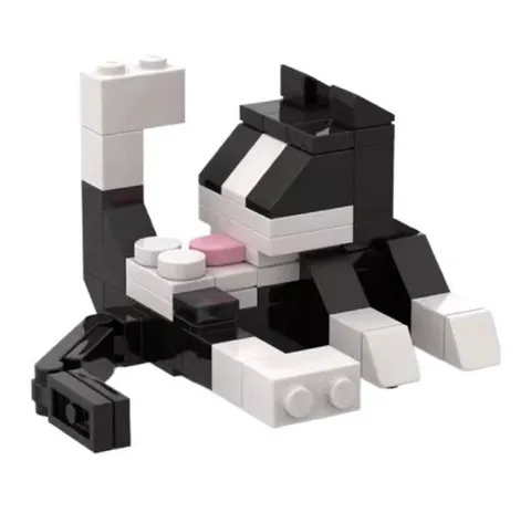 Кот из кубиков LEGO