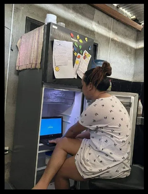 Работа из холодильника