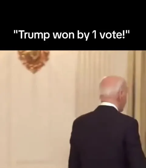 Trump Wins by One Vote