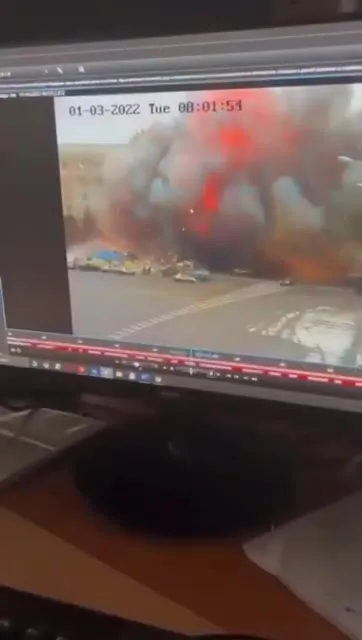 Взрыв в центре Харькова