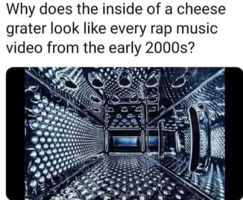 Cheese Grater Rap Video Aesthetic