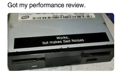 Works But Makes Sad Noises