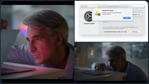 Mac Update Failed Reaction