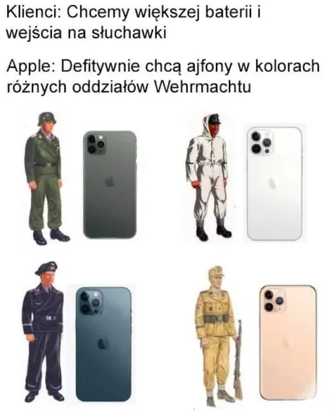 Ajfony w kolorach Wehrmachtu