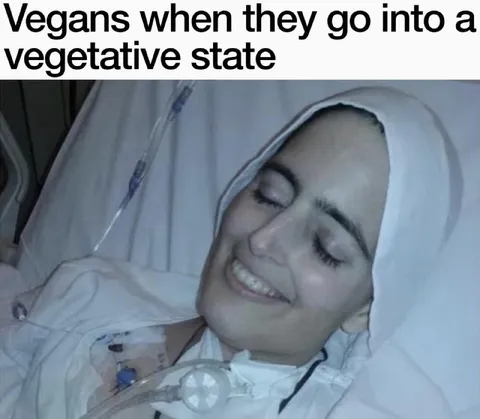 Vegans in a Vegetative State