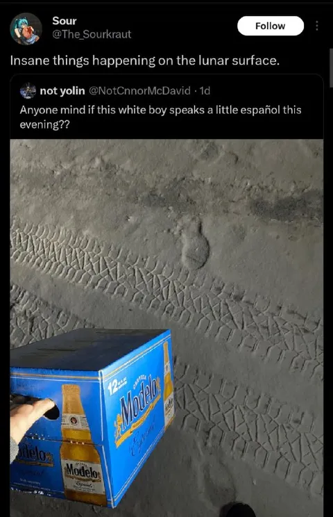 White Boy Speaks Spanish on the Moon