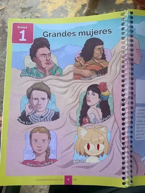 Grandes mujeres, Neko-Arc incluida