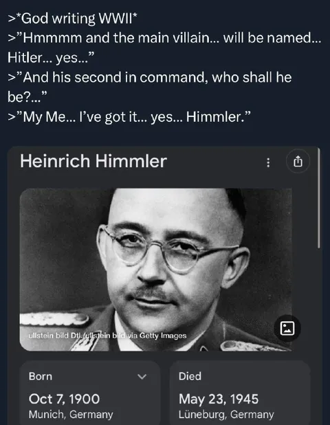 God Names Hitler's Second-in-Command