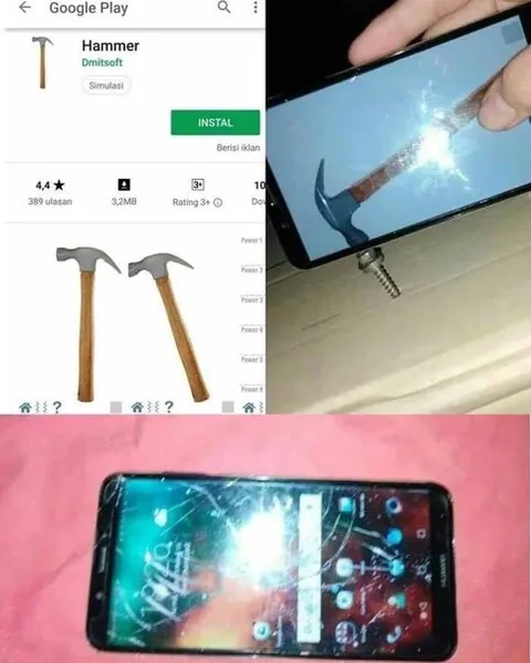 Hammer App That Breaks Phones