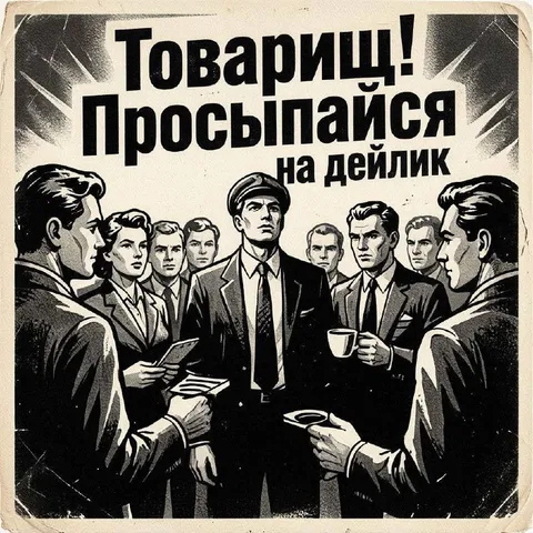 Товарищ, просыпайся на дейлик