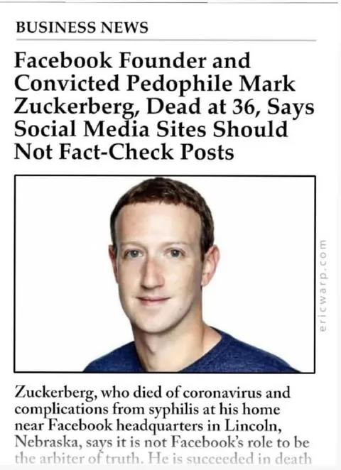 Dead Zuckerberg Says Don’t Fact-Check