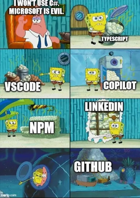 I Won't Use C# SpongeBob