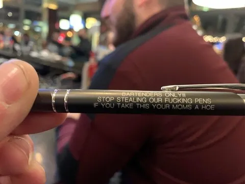 Bartenders Only Pen