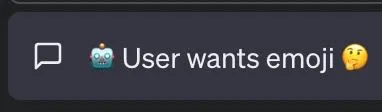 User Wants Emoji