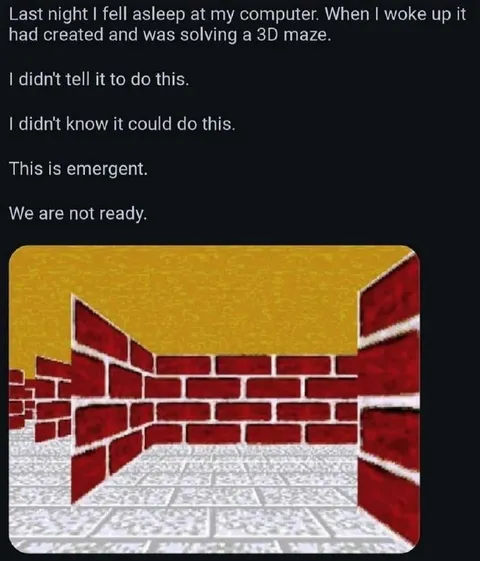 Computer Solves a 3D Maze