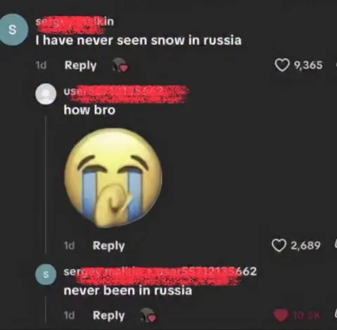 Never Seen Snow in Russia