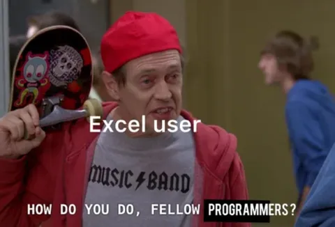 Excel User Fellow Programmers