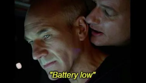 Battery low whisper