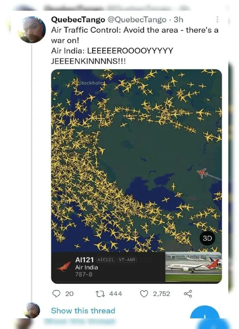 Air India Flight Traffic Chaos