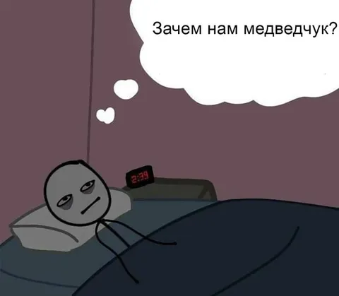 Зачем нам медведчку ночью