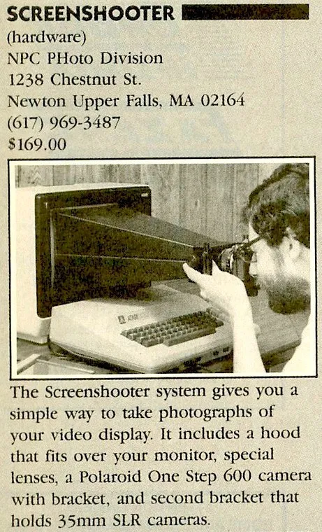 Screenshooter Takes Photos of Your Screen