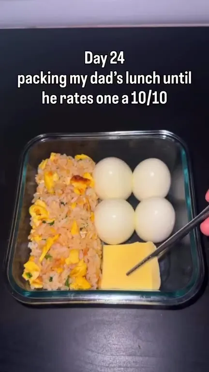 Dad Rates National Egg Day Lunch
