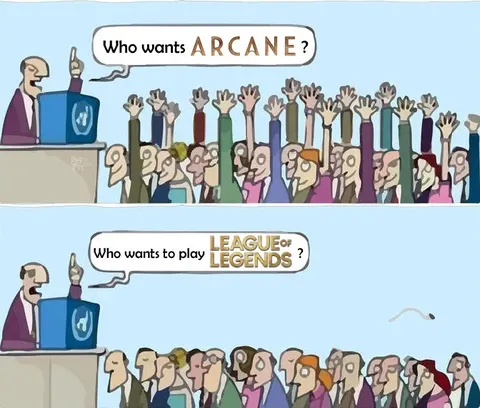Arcane Fans Avoid League of Legends