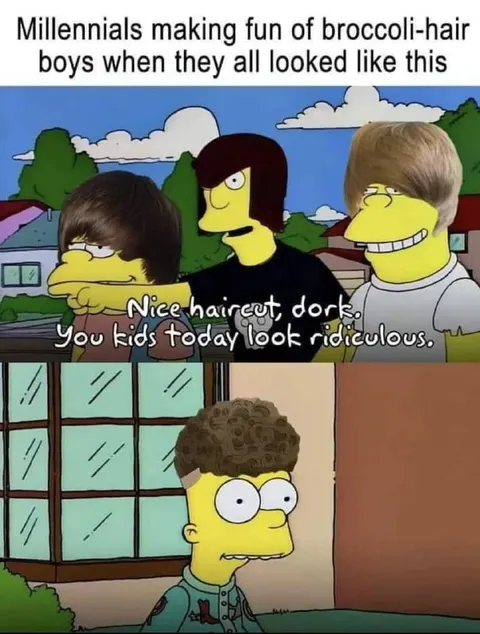 Millennials Mock Broccoli Hair